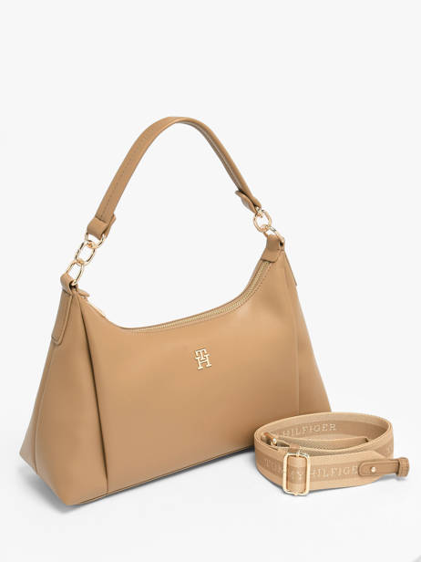 Schoudertas Th Essential Tommy hilfiger Bruin th essential AW18373 ander zicht 2